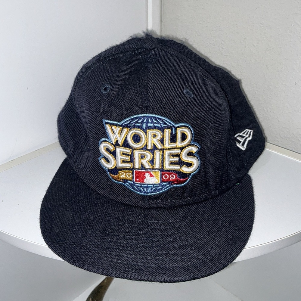 New York Yankees 2009 World Series New Era 59FIFTY Fitted Hat Size 8